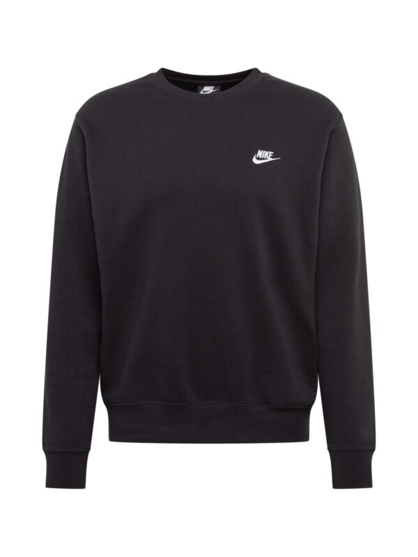 Nike Sportswear Tréning póló 'Club Fleece'  fekete / fehér