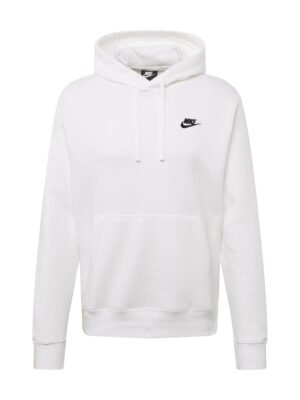 Nike Sportswear Tréning póló 'Club Fleece'  fekete / fehér