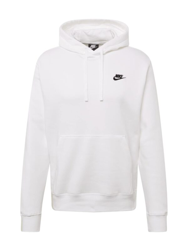 Nike Sportswear Tréning póló 'Club Fleece'  fekete / fehér