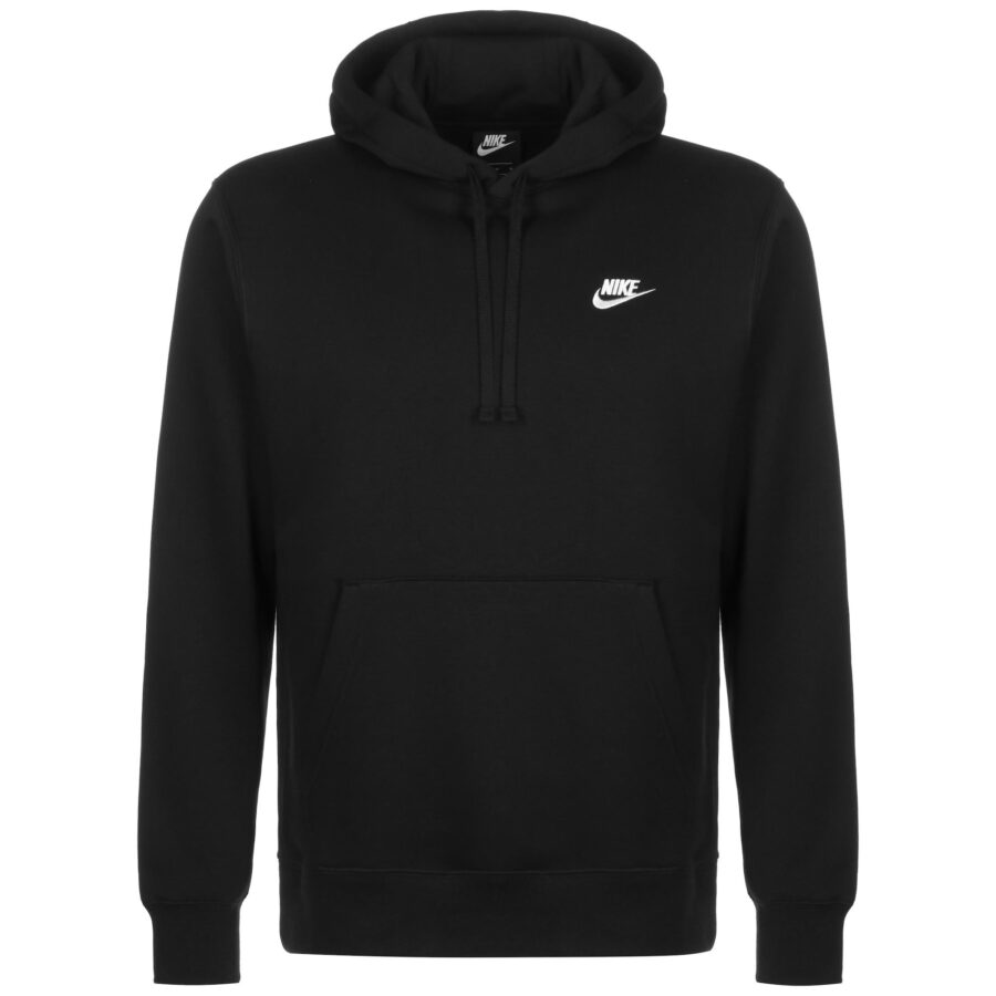 Nike Sportswear Tréning póló 'Club Fleece'  fekete / fehér-hu