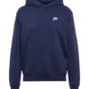 Nike Sportswear Tréning póló 'Club Fleece'  sötétkék / fehér
