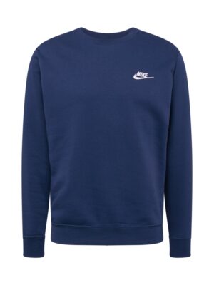 Nike Sportswear Tréning póló 'Club Fleece'  tengerészkék / fehér