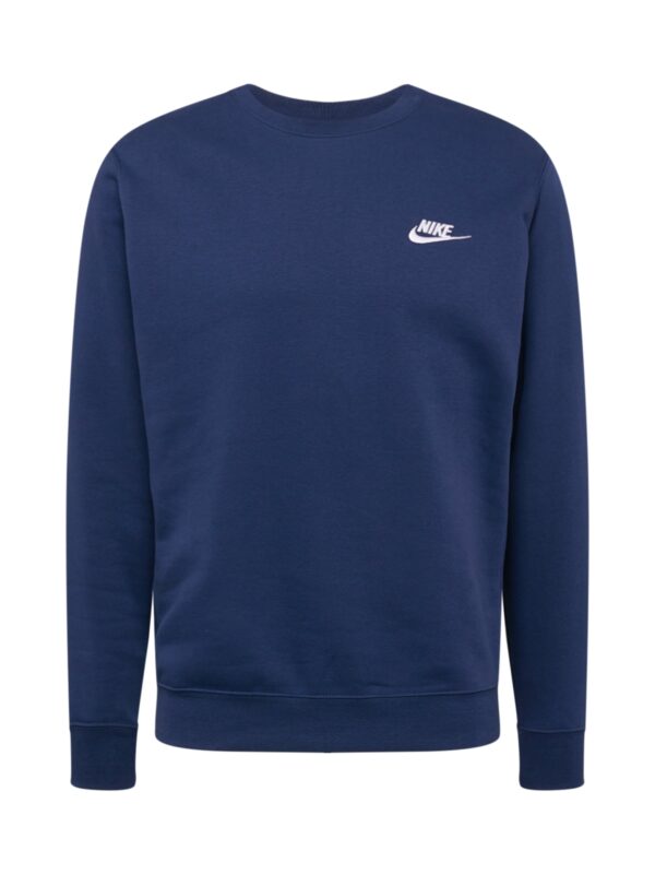 Nike Sportswear Tréning póló 'Club Fleece'  tengerészkék / fehér