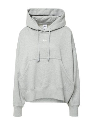 Nike Sportswear Tréning póló 'PHOENIX FLEECE'  szürke melír / fehér-Hungary