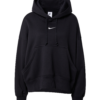 Nike Sportswear Tréning póló 'Phoenix Fleece'  fekete / fehér-Hungary