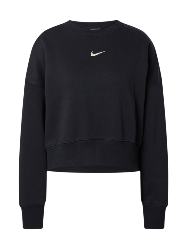 Nike Sportswear Tréning póló 'Phoenix Fleece'  fekete / fehér-Hungary