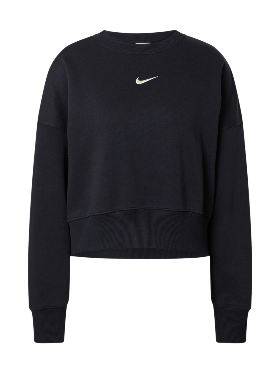Nike Sportswear Tréning póló 'Phoenix Fleece'  fekete / fehér-Hungary