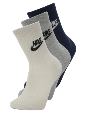 Nike Sportswear Zokni 'Everyday Essential'  krém / sötétkék / szürke melír / fekete-Ár