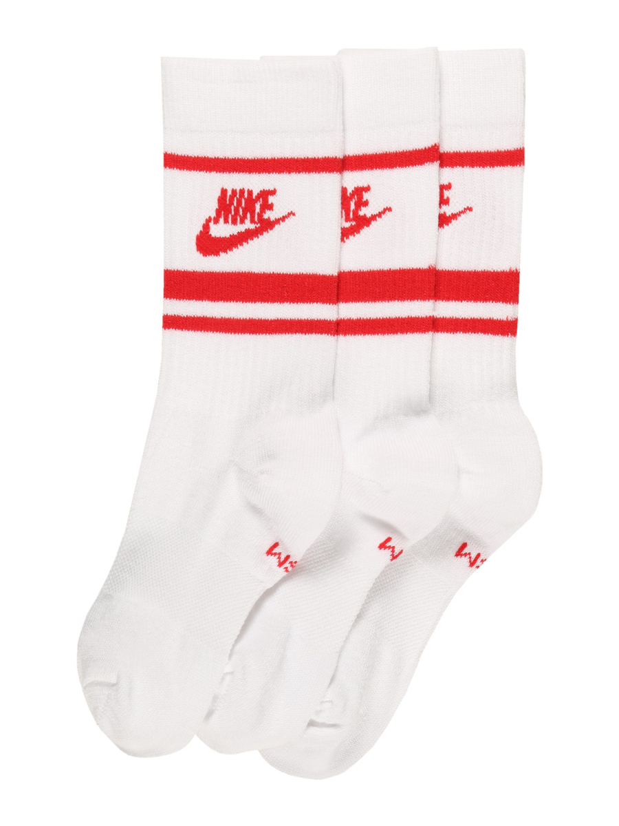 Nike Sportswear Zokni 'Everyday Essential'  piros / fehér-Hungary