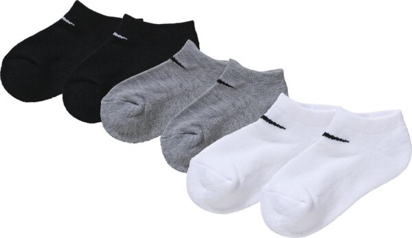 Nike Sportswear Zokni 'No Show'  szürke / fekete / fehér