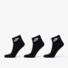Nike Sportwear Everyday Essential Ankle Socks 3-Pack Black/ White S-alacsony-ár