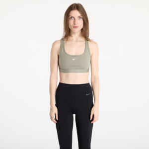 Nike Swoosh Light Support Women's Non-Padded Sports Bra Light Army/ White XS-alacsony-ár