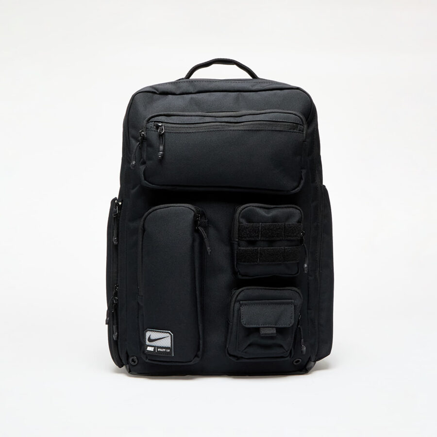 Nike Utility Elite Backpack 2.0 Black/ Black/ White 37 l-alacsony-ár