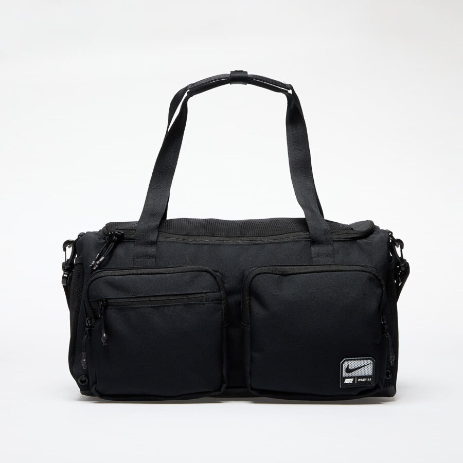 Nike Utility Power 2.0 Duffel Bag Black/ Black/ White 31 l-alacsony-ár