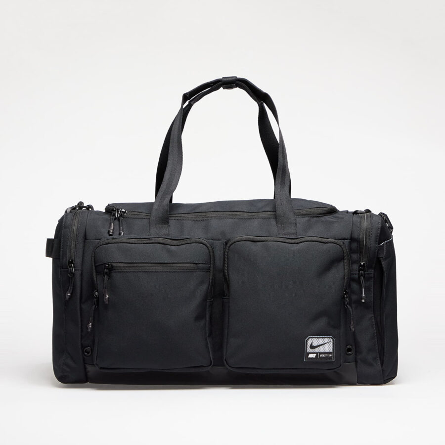 Nike Utility Power 2.0 Duffel Bag Black/ Black/ White 51 l-alacsony-ár