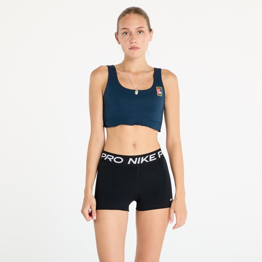 Nike x YOON Women's Light-Support Lightly-Lined Bra Armory Navy/ White M-alacsony-ár