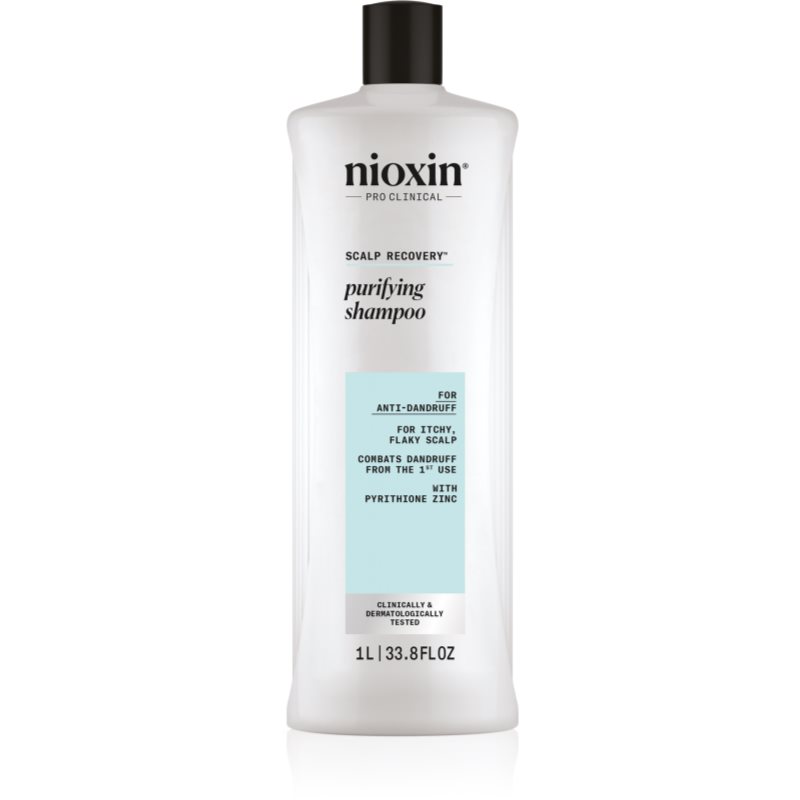 Nioxin Scalp Recovery Purifying Shampoo sampon ritkuló és vékonyszálú hajra korpásodás ellen 1000 ml-Ár