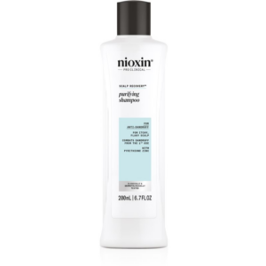 Nioxin Scalp Recovery Purifying Shampoo sampon ritkuló és vékonyszálú hajra korpásodás ellen 200 ml-Ár