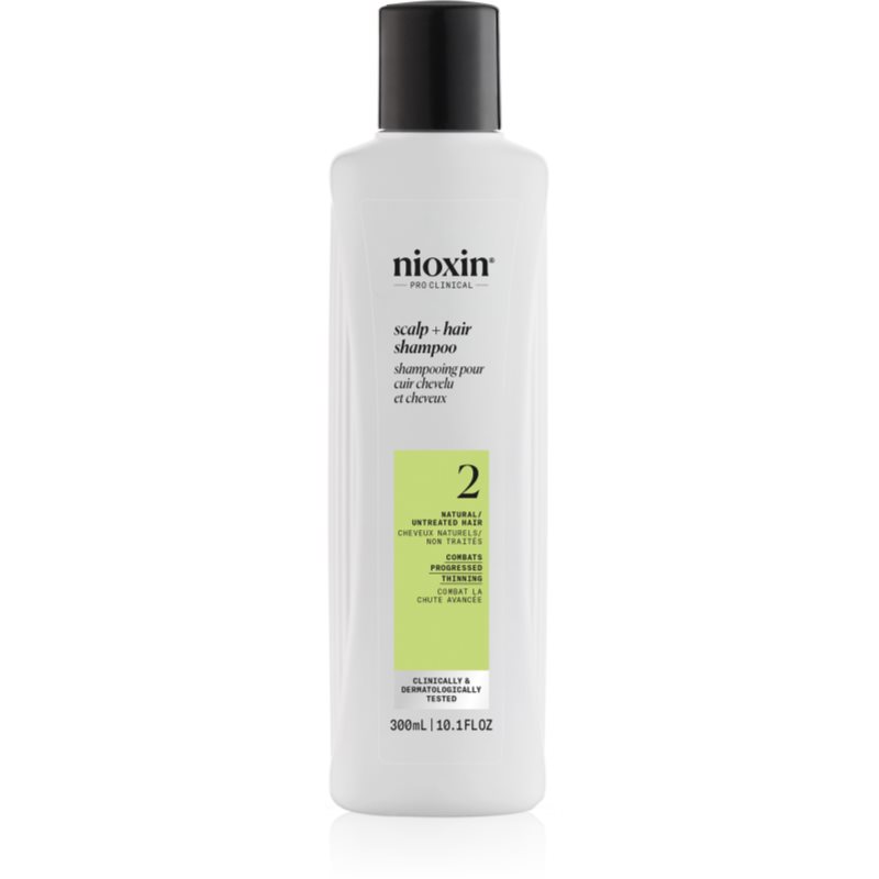 Nioxin System 2 Scalp + Hair Shampoo sampon hajritkulás ellen 300 ml-Ár