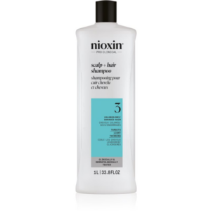 Nioxin System 3 Scalp + Hair Shampoo tisztító sampon a festett