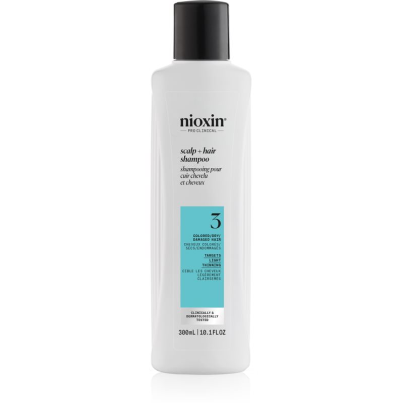Nioxin System 3 Scalp + Hair Shampoo tisztító sampon a festett