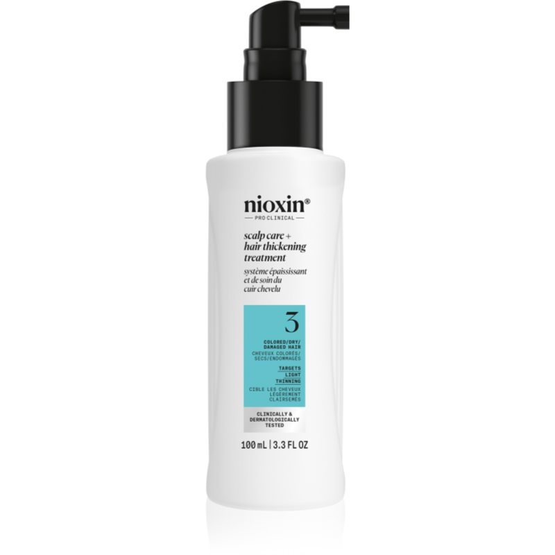 Nioxin System 3 Scalp + Hair Thickening Treatment leöblítést nem igénylő ápolás a ritkuló hajra 100 ml-Ár