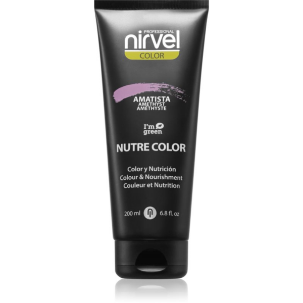 Nirvel Nutre Color tápláló tonizáló maszk hajra árnyalat Amatista 200 ml-ár
