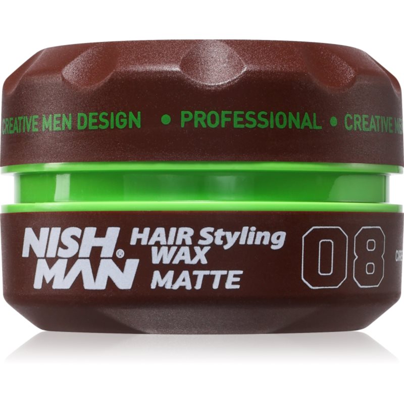Nish Man 08 formázó viasz rövid hajra matt hatással 150 ml
