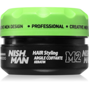 Nish Man M2 formázó viasz rövid hajra keratinnal 100 ml-ár