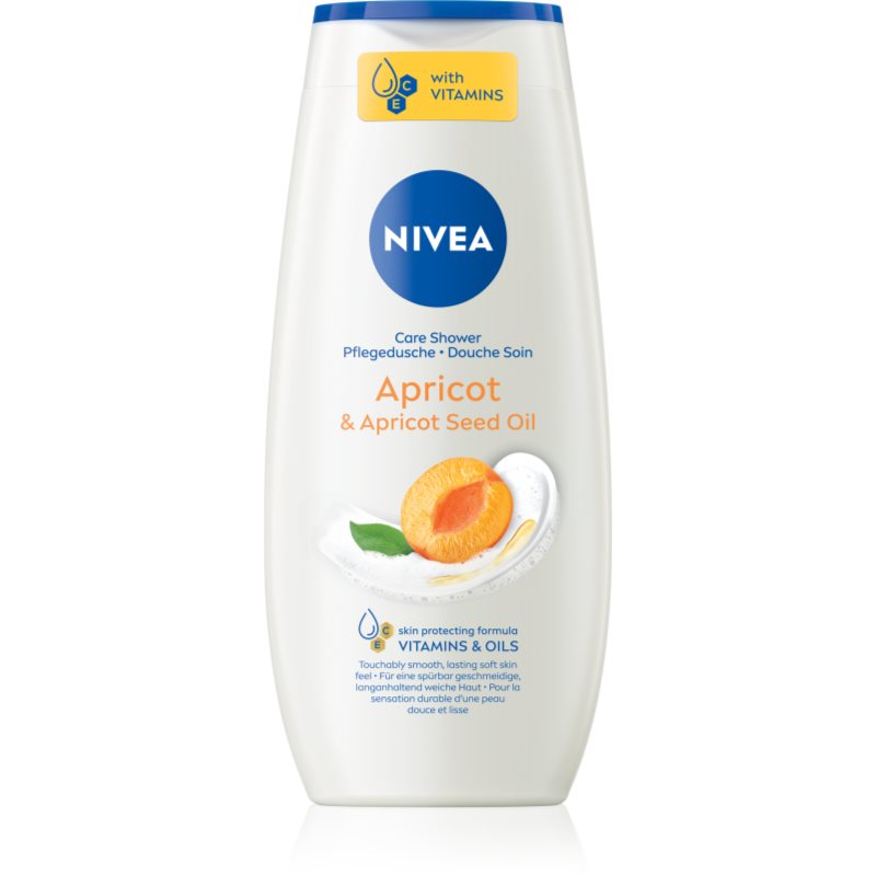 Nivea Apricot & Apricot Seed Oil ápoló tusoló gél 250 ml-Eredeti