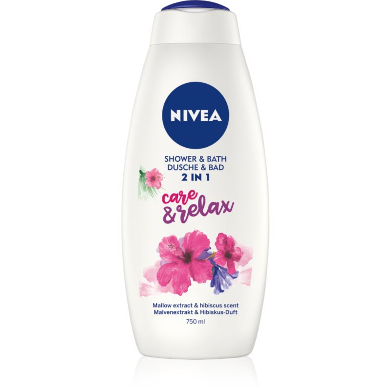 Nivea Care & Relax habfürdő és tusfürdő gél 2 in 1 750 ml-Ár