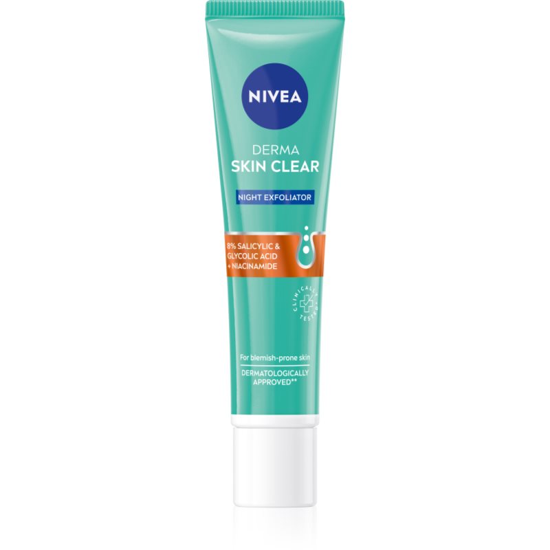 Nivea Derma Skin Clear lágy éjszakai peeling 40 ml-Ár