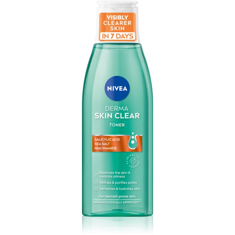 Nivea Derma Skin Clear tisztító arcvíz 200 ml-Ár