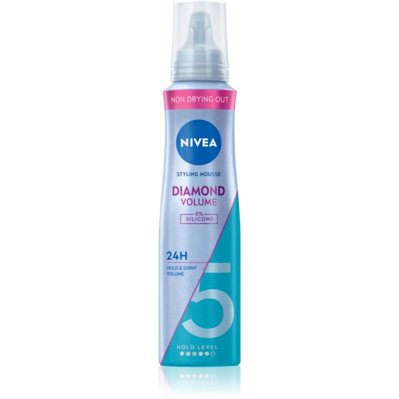 Nivea Diamond Volume fixáló hab dús és fényes hajért 150 ml-Eredeti