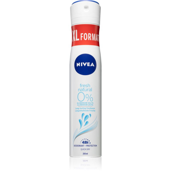 Nivea Fresh Natural izzadásgátló spray hölgyeknek 200 ml-Ár
