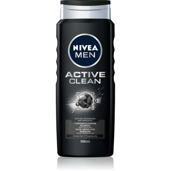 Nivea Men Active Clean tusfürdő gél uraknak 500 ml-Eredeti