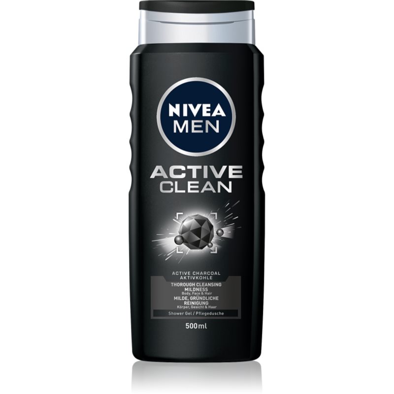 Nivea Men Active Clean tusfürdő gél uraknak 500 ml-Eredeti