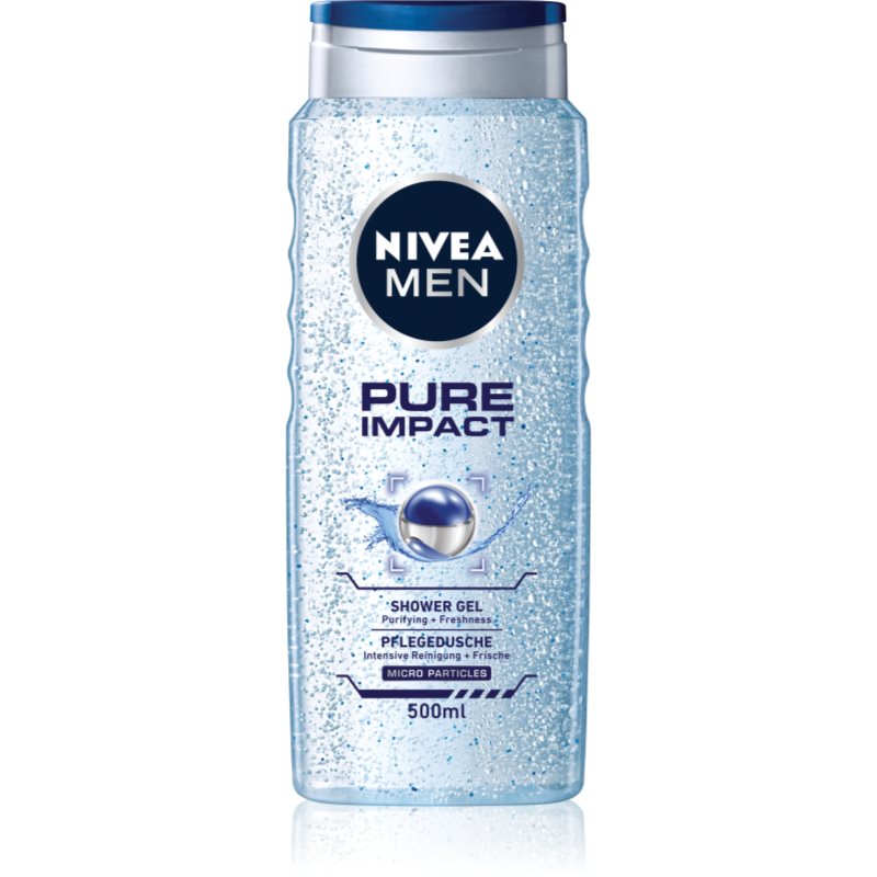 Nivea Men Pure Impact fürdőgél férfiaknak 500 ml-Eredeti