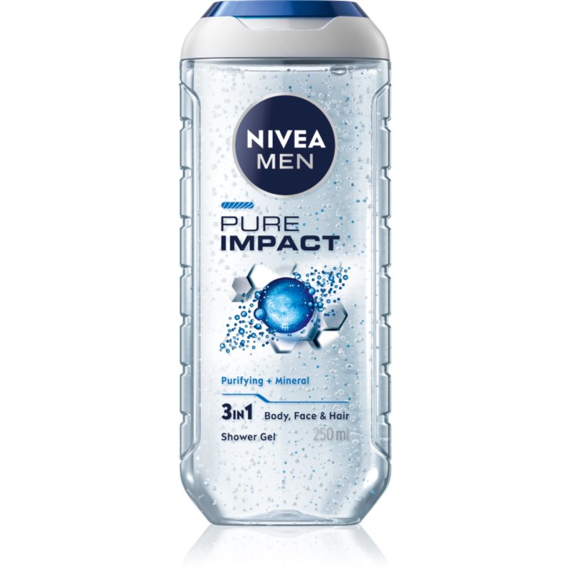 Nivea Men Pure Impact tusfürdő gél uraknak 250 ml-Eredeti