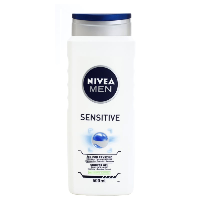 Nivea Men Sensitive tusfürdő gél uraknak 500 ml-Eredeti