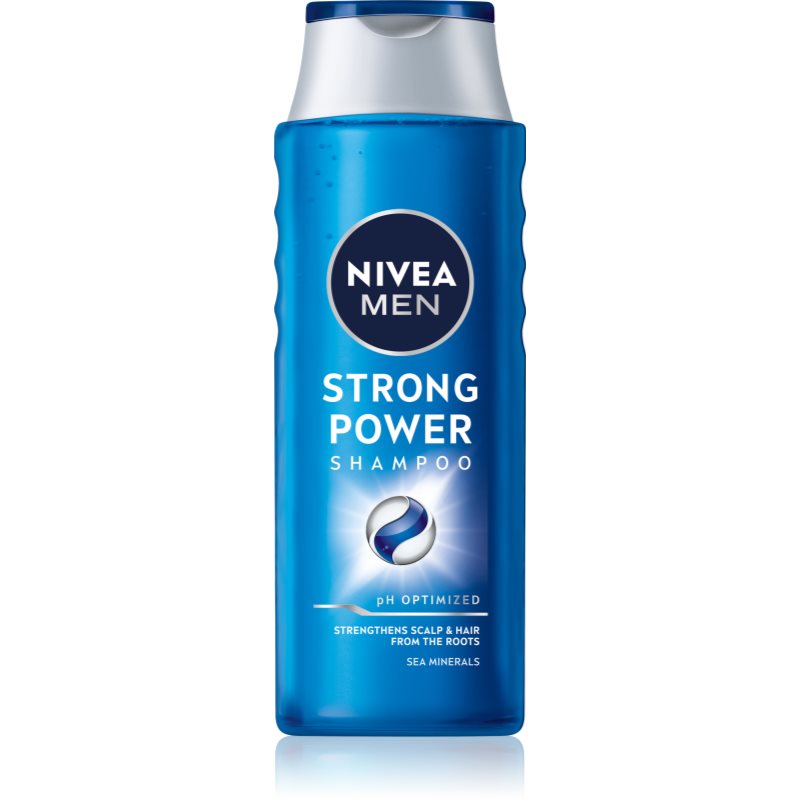 Nivea Men Strong Power erősítő sampon uraknak 400 ml-Eredeti