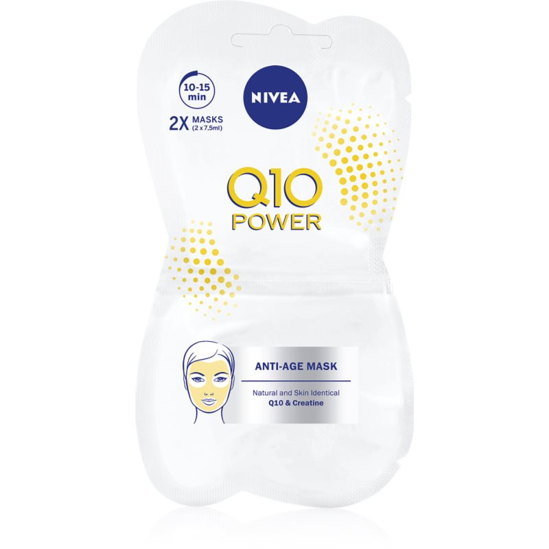 Nivea Q10 kisimító maszk a ráncok ellen 2x7.5 ml-Eredeti