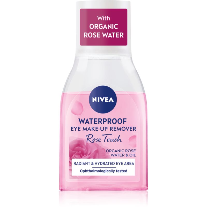 Nivea Rose Touch kétfázisú sminklemosó szemre 100 ml-Ár