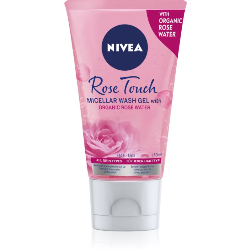 Nivea Rose Touch tisztító micellás gél 150 ml-Eredeti