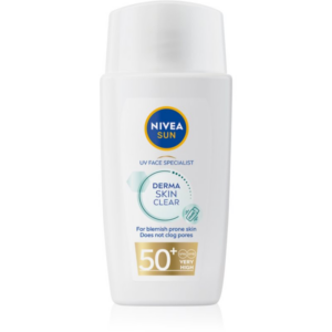 Nivea SUN Derma Skin Clear napozó arckrém a bőrhibákra SPF 50+ 40 ml-Ár