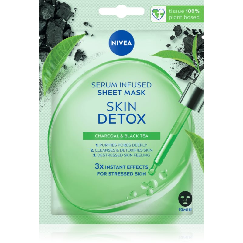 Nivea Urban Skin Detox tisztító és detoxikáló maszk aktív szénnel 1 db-Eredeti