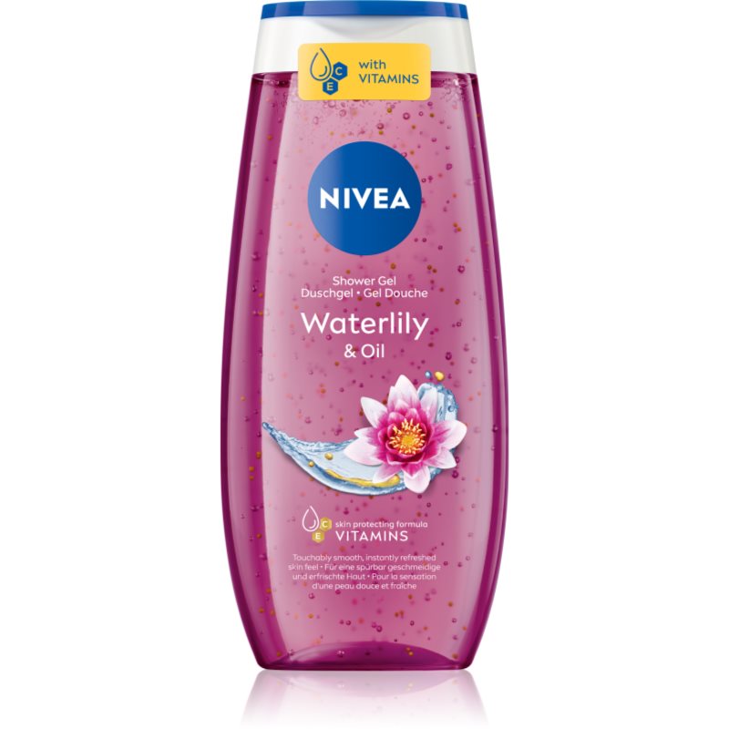 Nivea Waterlily & Oil felfrissítő tusfürdő gél 250 ml-Eredeti