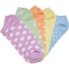 No Show Socks Dots 5-Pack summercolor