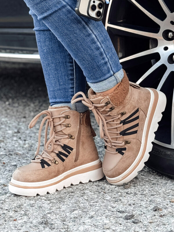 Női COZYLOFT szigetelt túrabakancs khaki Dstreet