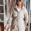 Női átmeneti parka dzseki STYLINA fehér Dstreet